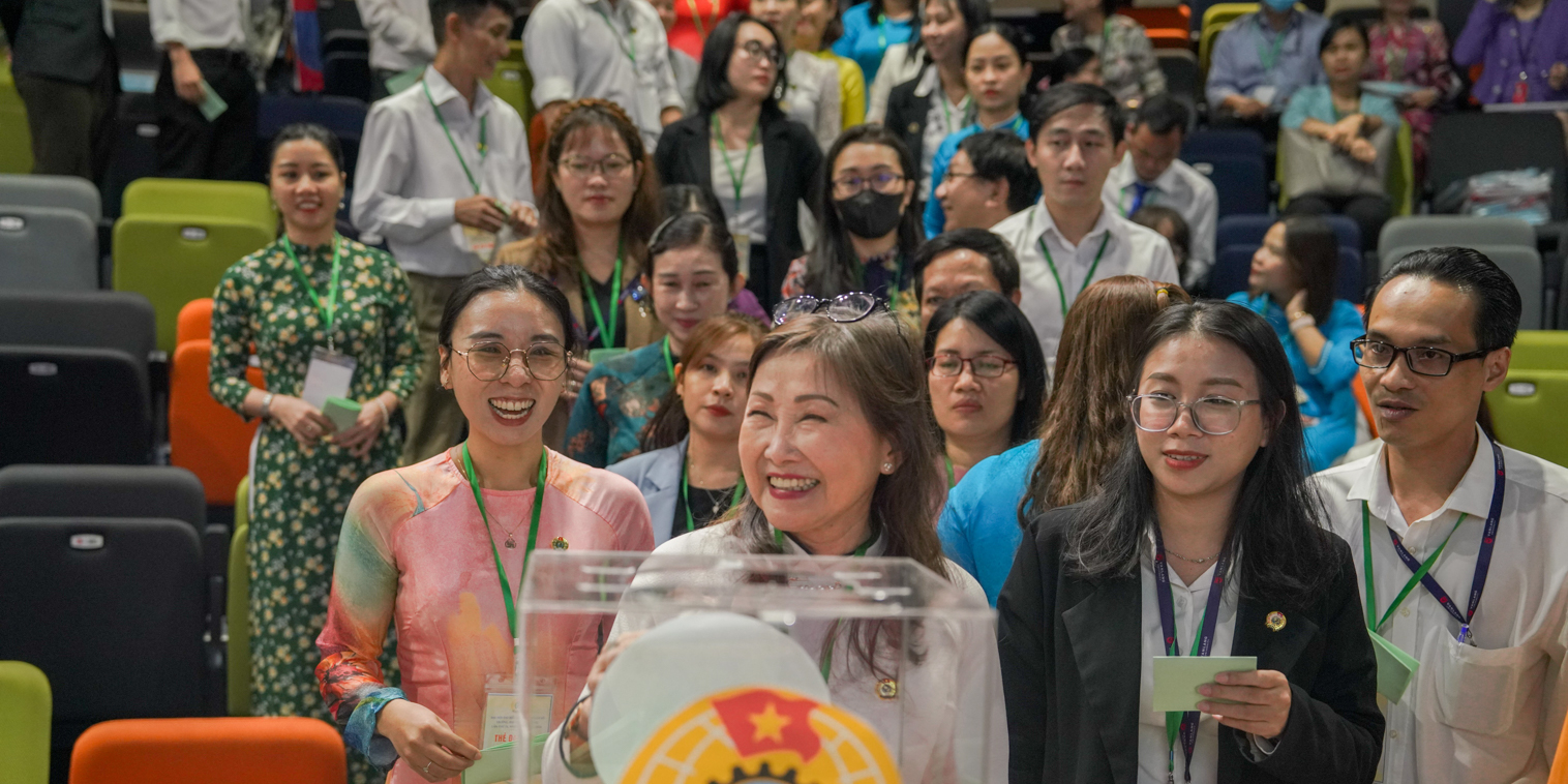 Trường Đại học Văn Lang tổ chức Đại hội Đại biểu Công đoàn cơ sở, lần thứ IX, (5).jpg