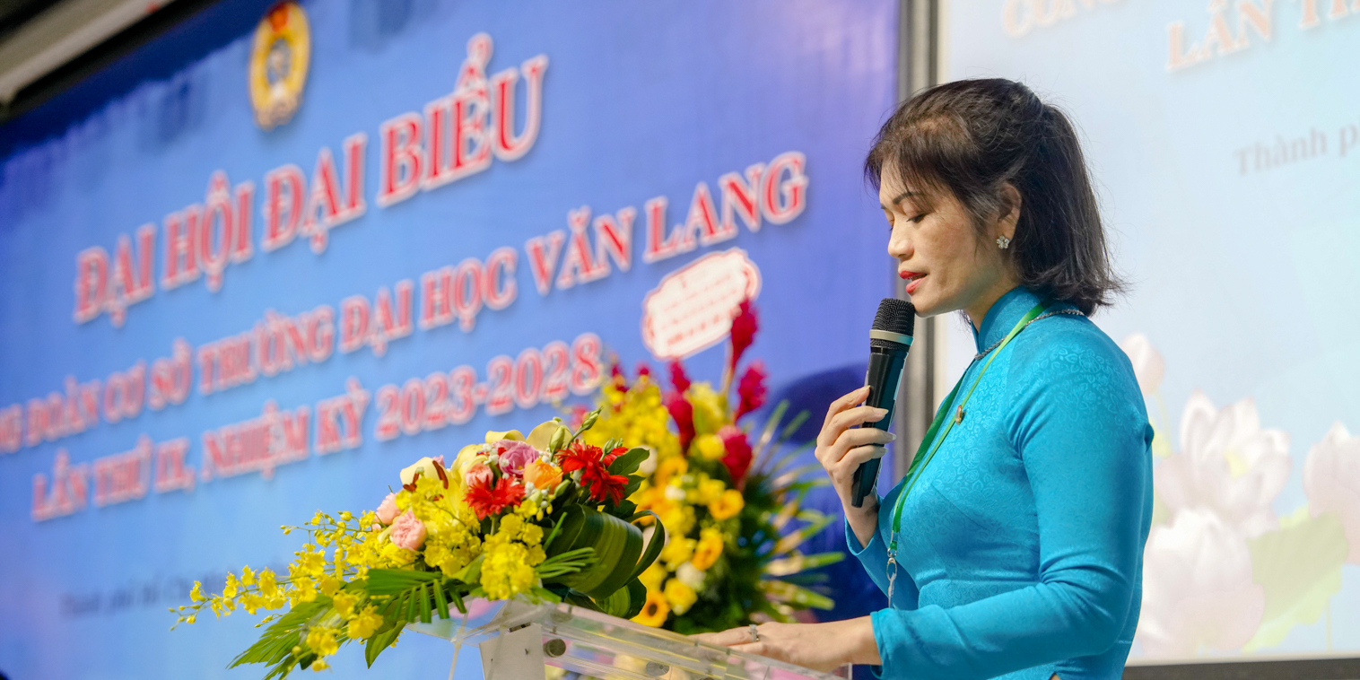 Trường Đại học Văn Lang tổ chức Đại hội Đại biểu Công đoàn cơ sở, lần thứ IX, (8).jpg