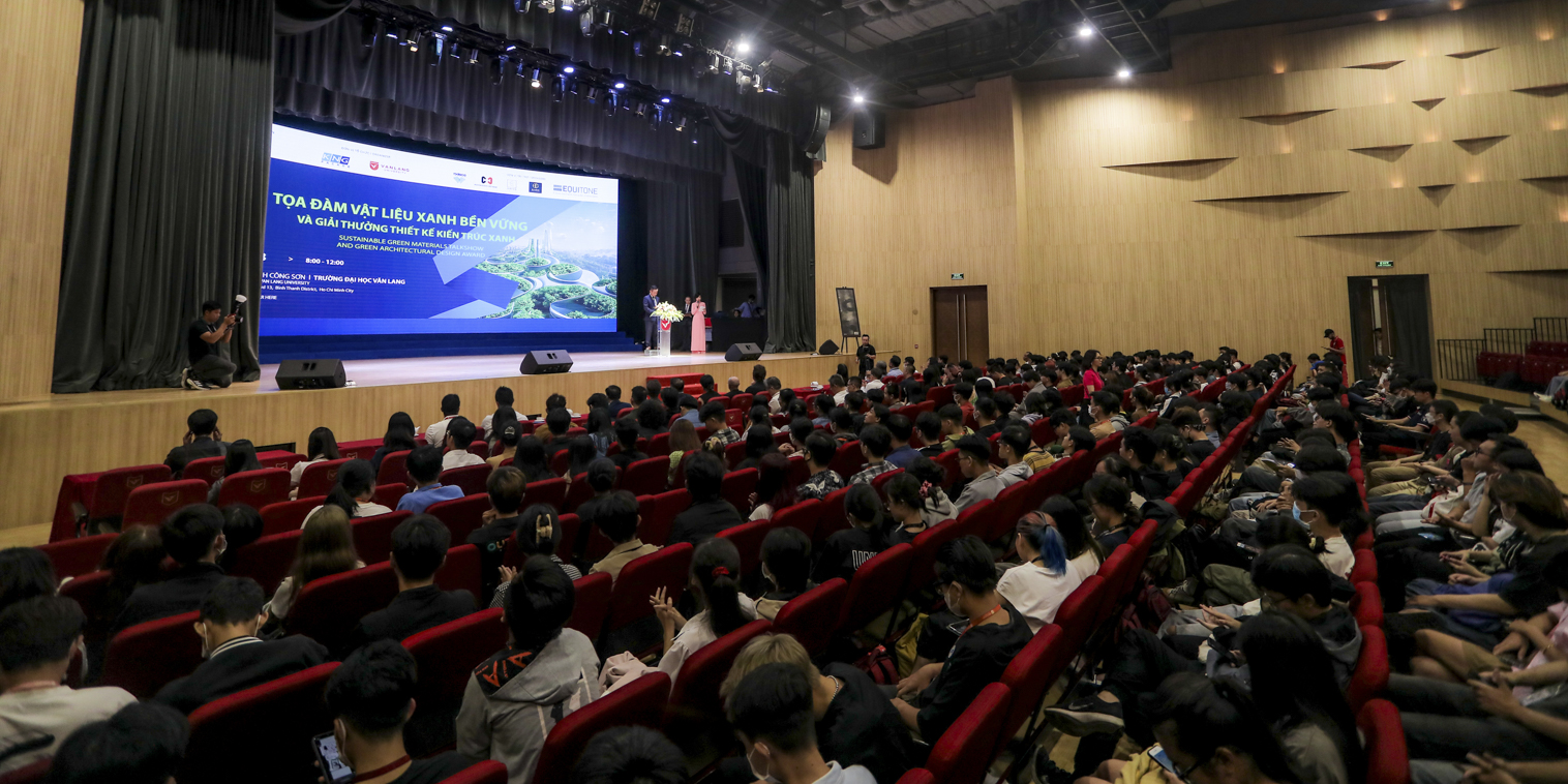 Trường Đại học Văn Lang và doanh nghiệp KNC phát động giải thưởng thiết kế Kiến trúc xanh sinh viên 2023 (.jpg