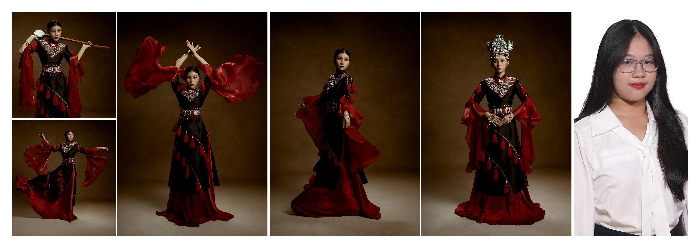 A collage of a person in a red dress

AI-generated content may be incorrect.