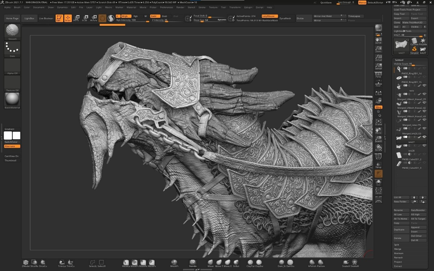 ZBrush Core Mini: Sculpting Tutorial - Original Prusa 3D Printers, Picture