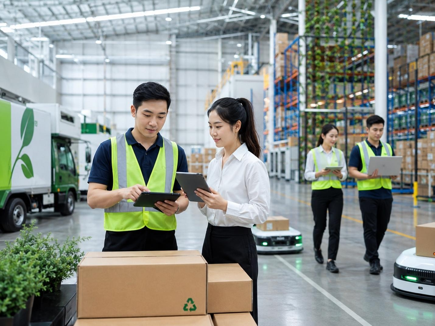 A group of people in a warehouse
AI-generated content may be incorrect.
