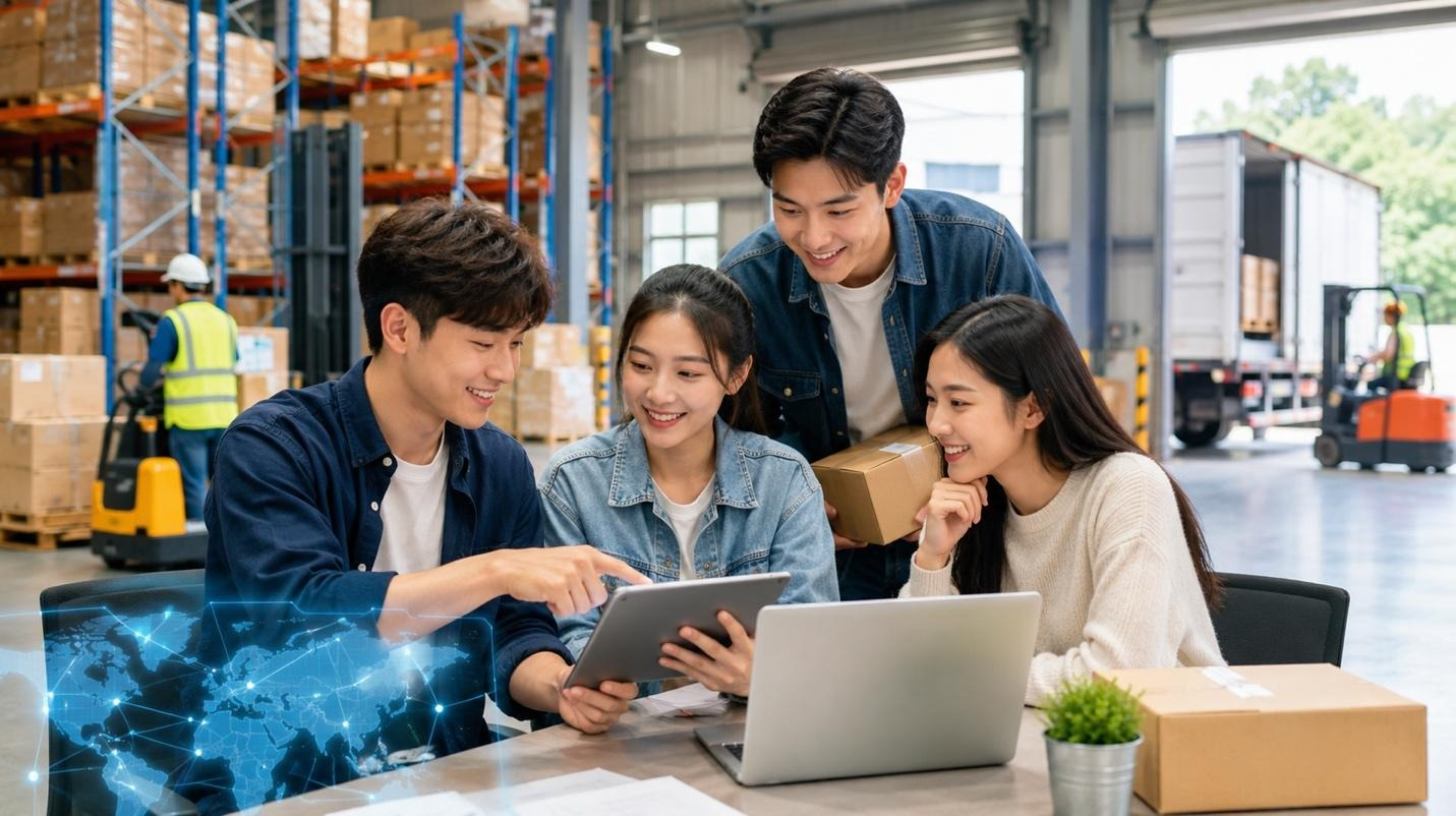 A group of people looking at a tablet
AI-generated content may be incorrect.